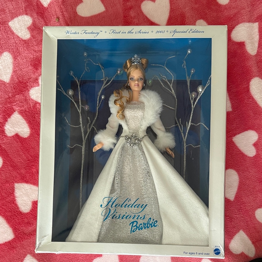Barbie Holiday Visions Doll - Silver and White Gown